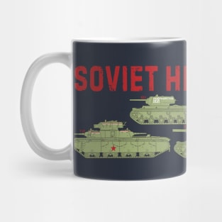 For a tank fan! Soviet heavy tanks WW2 Mug